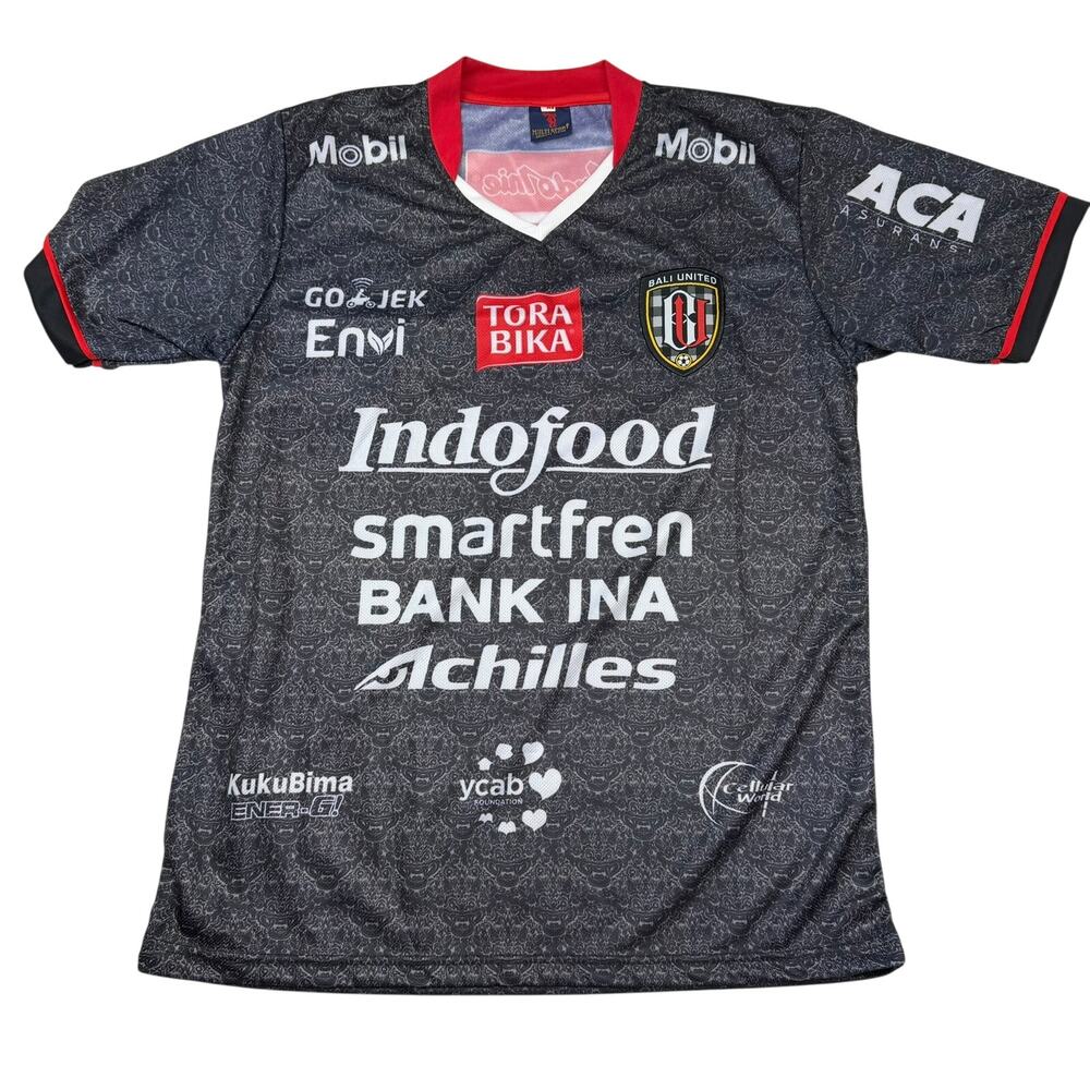 Bali United FC Jersey Multi Sport Size M Black Red